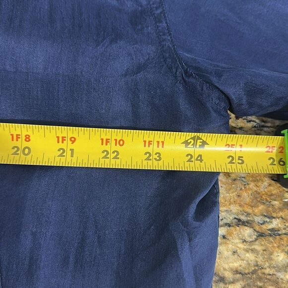 Fuda International Vintage Silk Blue Zip-Up Bomber Jacket Size XL - Picture 7 of 8